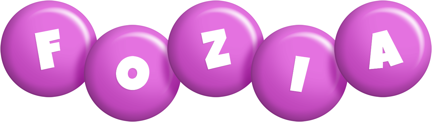 Fozia candy-purple logo