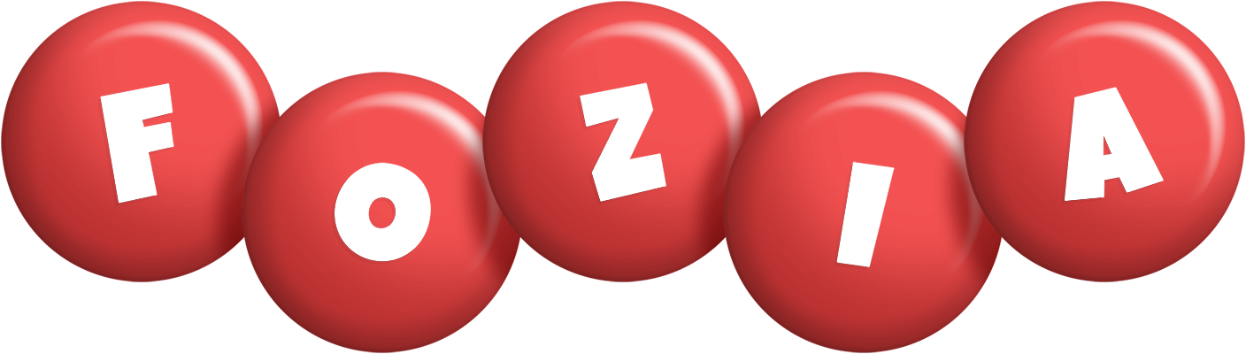 Fozia candy-red logo
