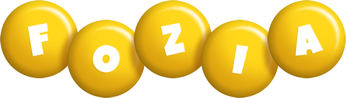 Fozia candy-yellow logo