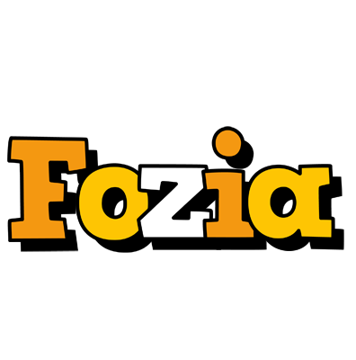 Fozia cartoon logo