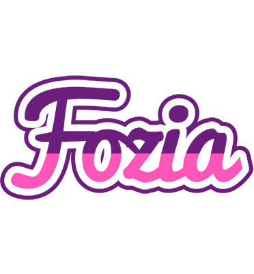 Fozia cheerful logo