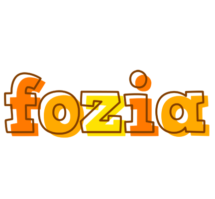 Fozia desert logo