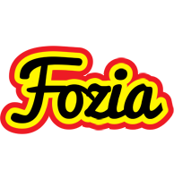 Fozia flaming logo