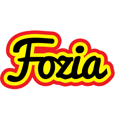 Fozia flaming logo