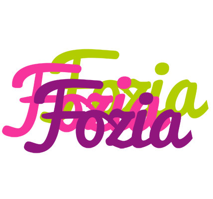 Fozia flowers logo