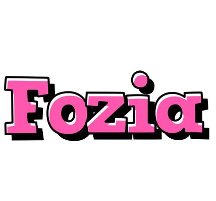 Fozia girlish logo