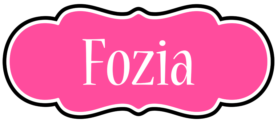 Fozia invitation logo