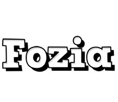 Fozia snowing logo