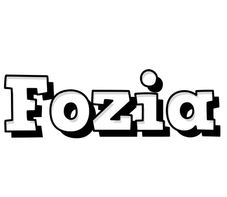 Fozia snowing logo