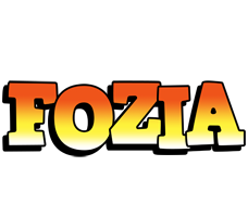 Fozia sunset logo