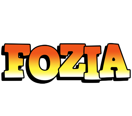 Fozia sunset logo