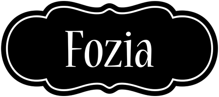 Fozia welcome logo