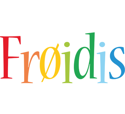 Frøidis birthday logo