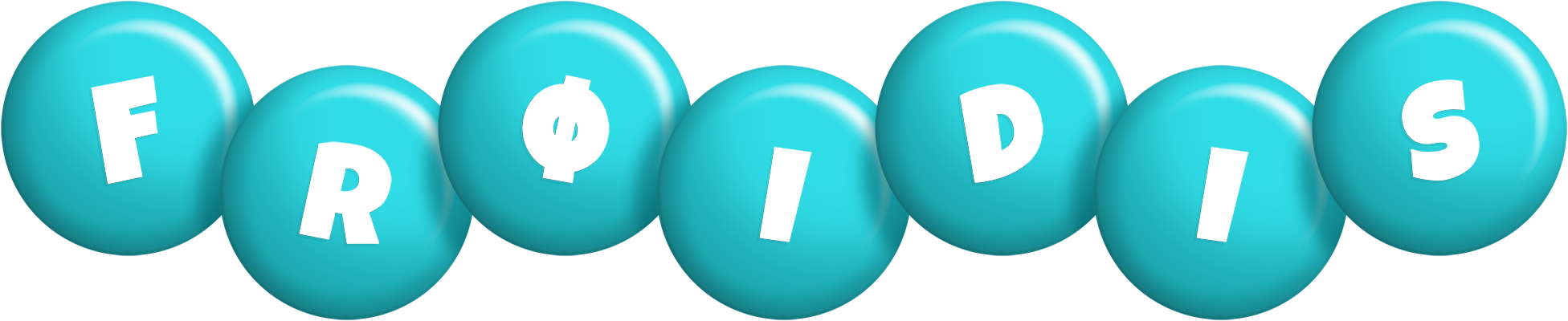 Frøidis candy-azur logo