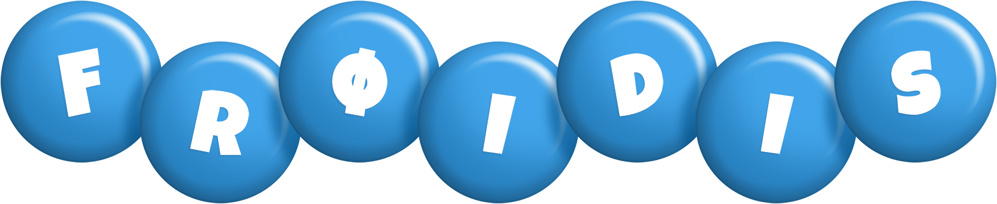 Frøidis candy-blue logo