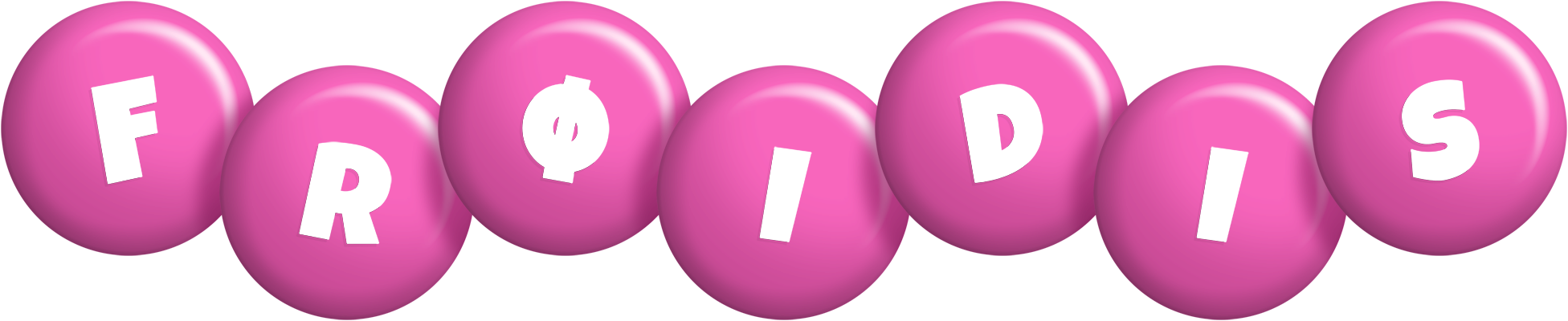 Frøidis candy-pink logo