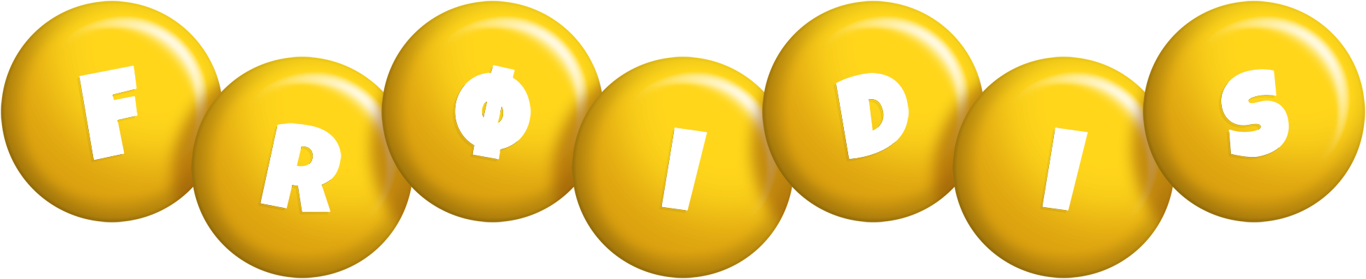 Frøidis candy-yellow logo