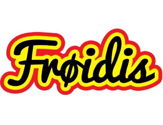 Frøidis flaming logo