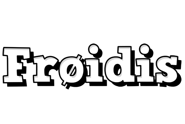 Frøidis snowing logo