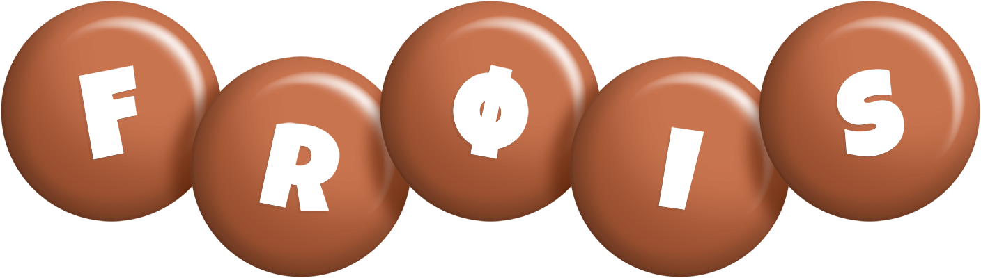 Frøis candy-brown logo