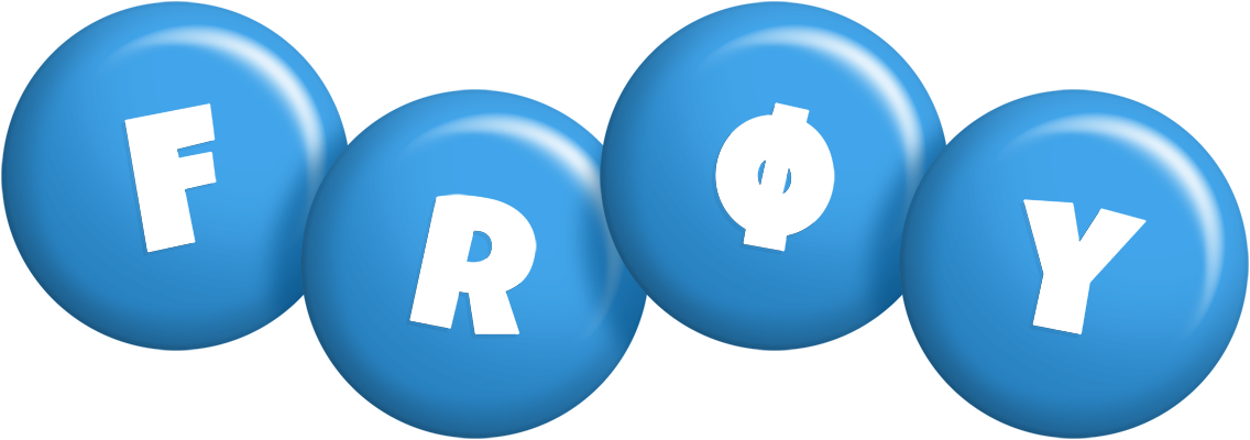 Frøy candy-blue logo