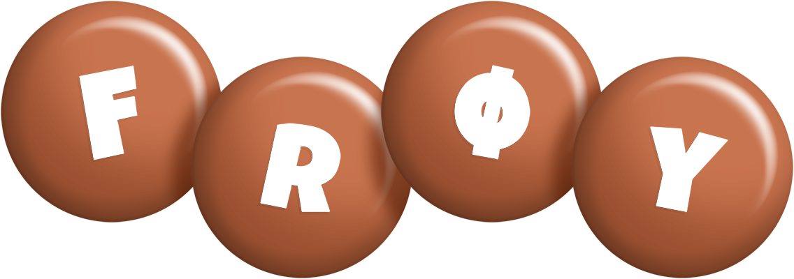 Frøy candy-brown logo