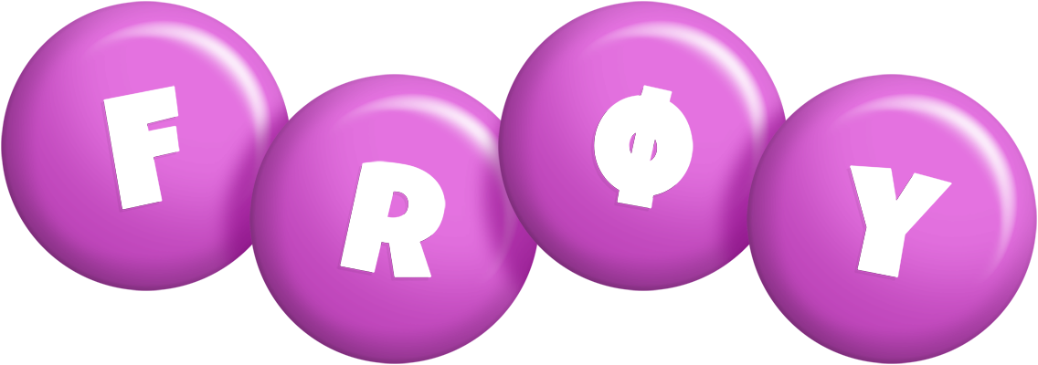 Frøy candy-purple logo