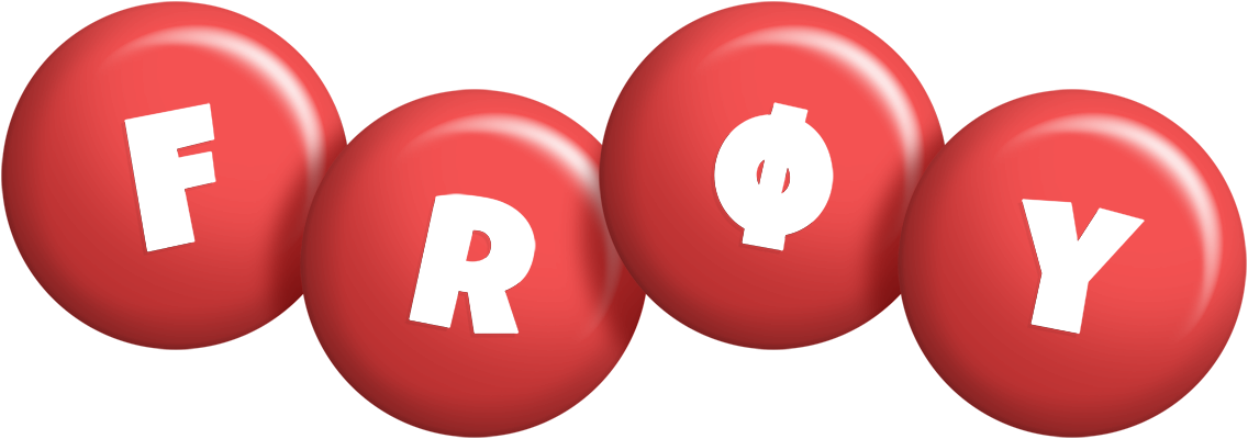 Frøy candy-red logo