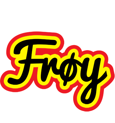 Frøy flaming logo