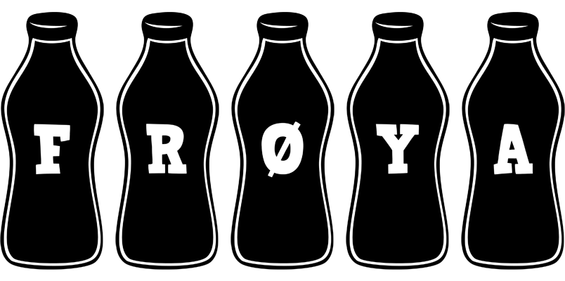 Frøya bottle logo