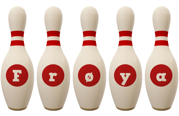 Frøya bowling-pin logo