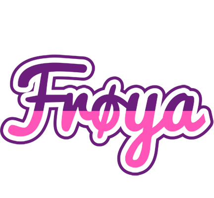 Frøya cheerful logo