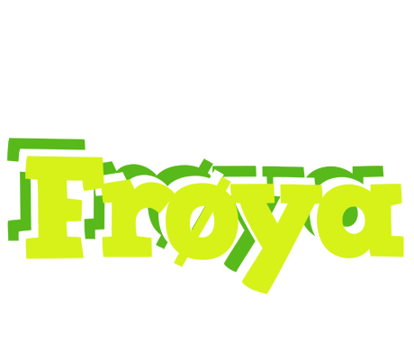 Frøya citrus logo