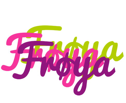 Frøya flowers logo