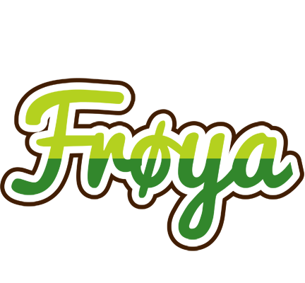 Frøya golfing logo