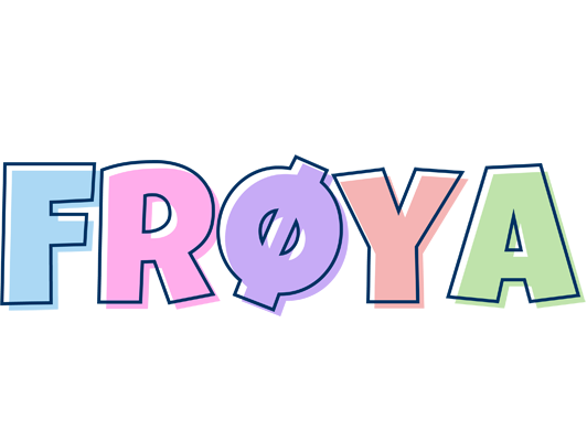 Frøya pastel logo