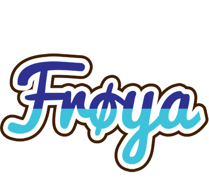 Frøya raining logo