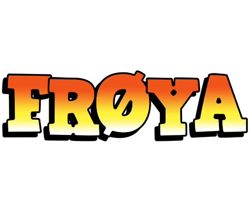 Frøya sunset logo