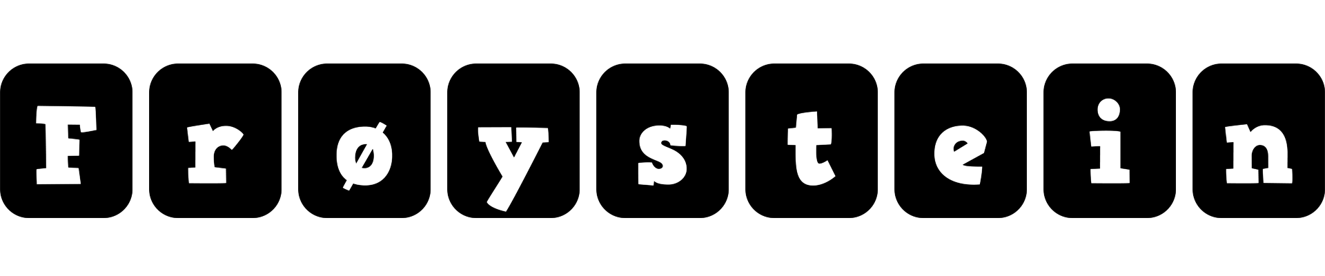 Frøystein box logo
