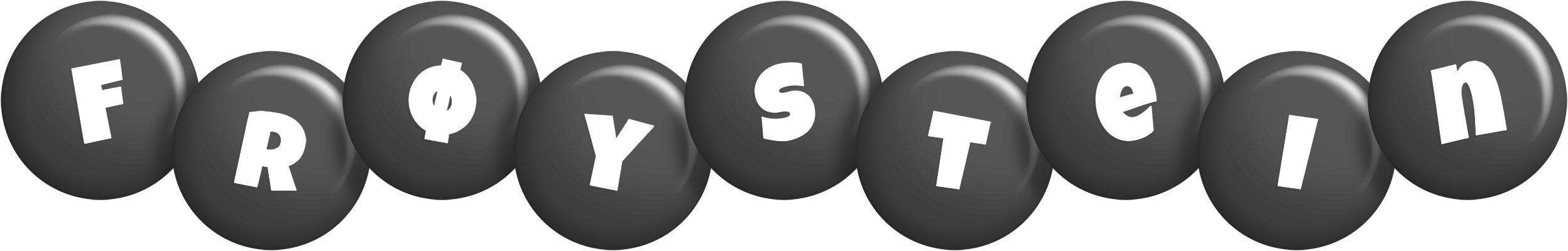 Frøystein candy-black logo