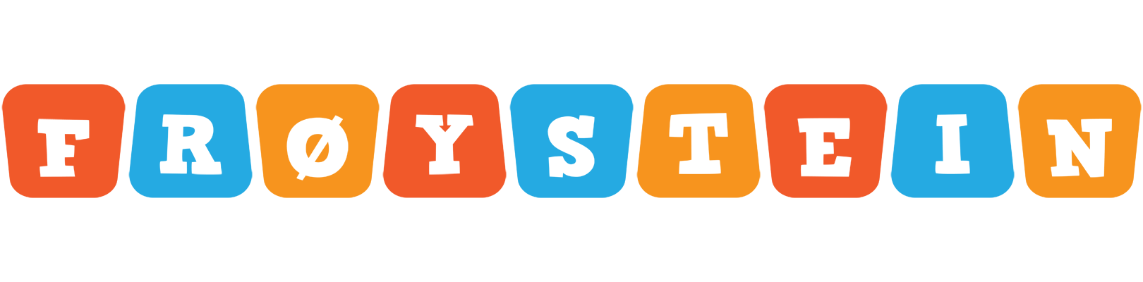 Frøystein comics logo