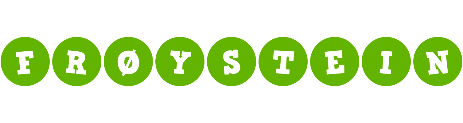 Frøystein games logo
