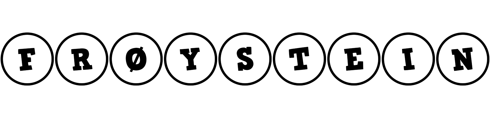 Frøystein handy logo