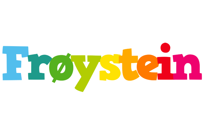 Frøystein rainbows logo