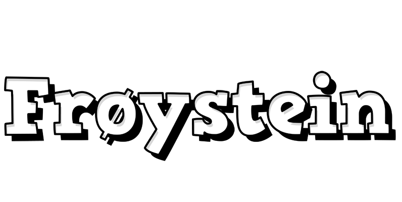 Frøystein snowing logo