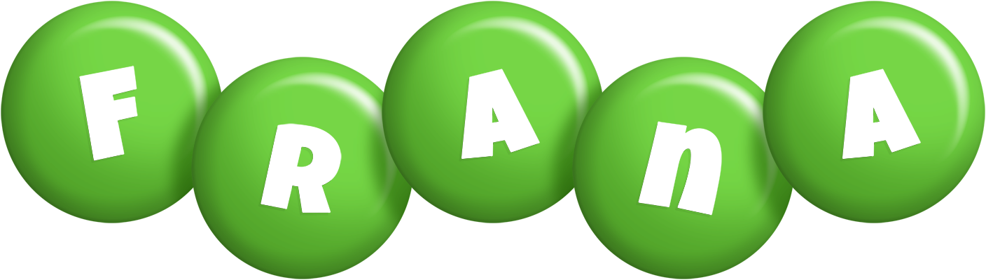 Frana candy-green logo