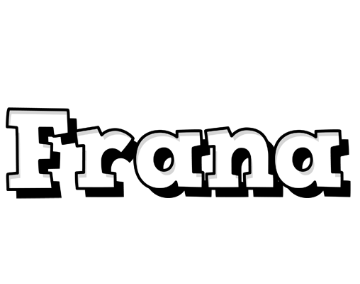 Frana snowing logo