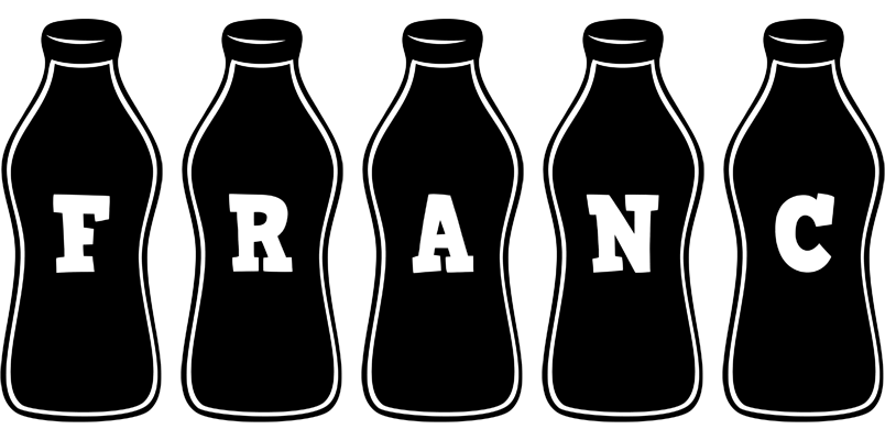 Franc bottle logo