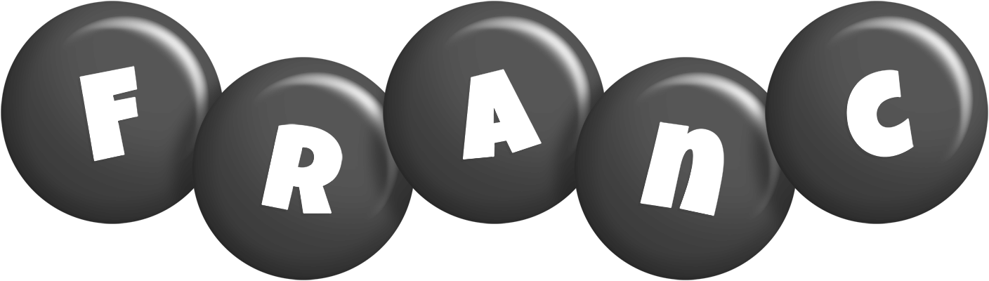 Franc candy-black logo