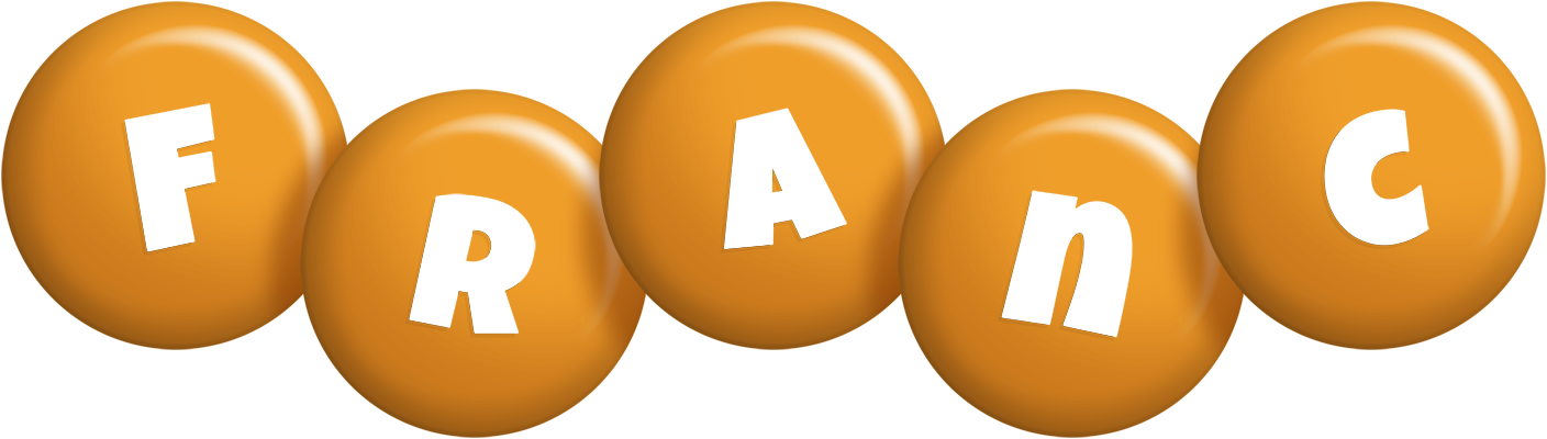 Franc candy-orange logo